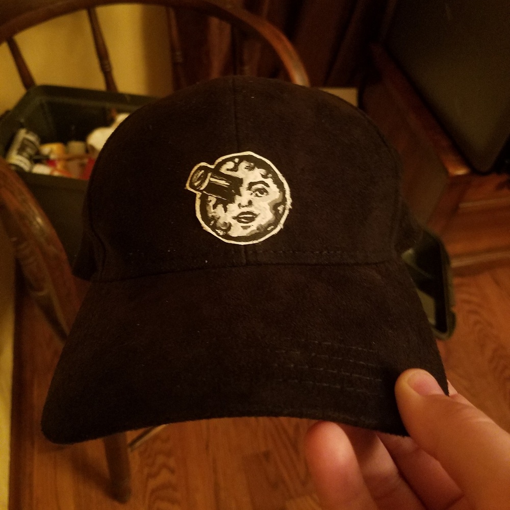 A Trip to the Moon handpainted hat
